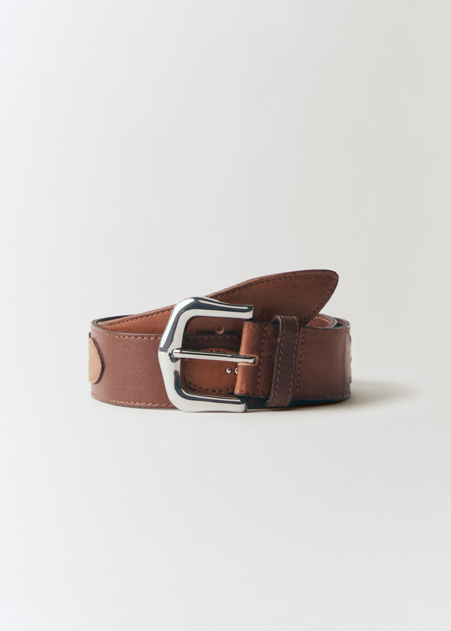 Leather belt | MANGO (US)