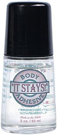 It Stays Roll On Body Adhesive, 2 fl oz - 1 Pack - Odorless, Hypoallergenic - Mojo Compression | Amazon (US)