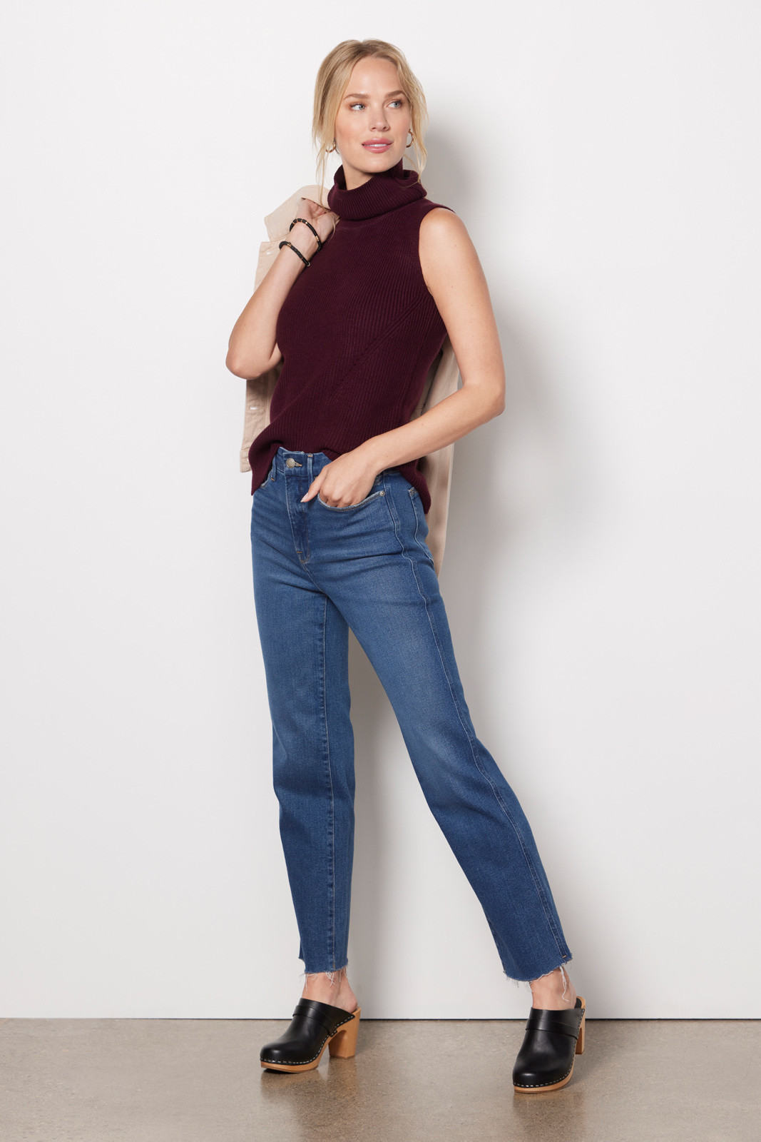FRENCH CONNECTION Abel Sleeveless Turtleneck Pullover | EVEREVE | Evereve