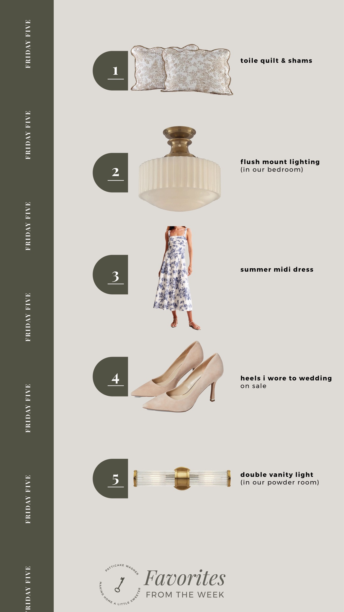 Friday Five: favorites from the week  

#LTKStyleTip #LTKSaleAlert #LTKHome