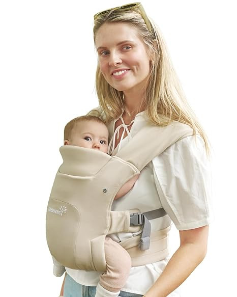 GROWNSY Baby Carrier, Cozy Newborn Carrier, Ergonomic Baby Wraps Carrier Newborn to Toddler with ... | Amazon (US)