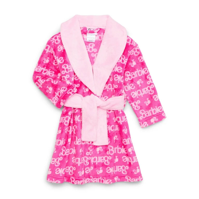 Barbie Toddler Girls Pajama Robe, Sizes 2T-5T - Walmart.com | Walmart (US)
