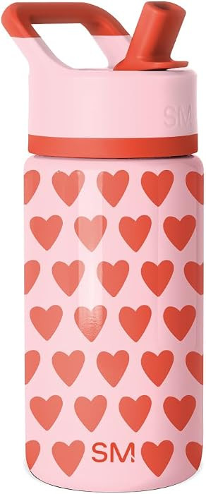 Simple Modern Kids Summit Water Bottle with Straw Lid | 14oz Stainless Steel Cup Insulated Tumble... | Amazon (US)