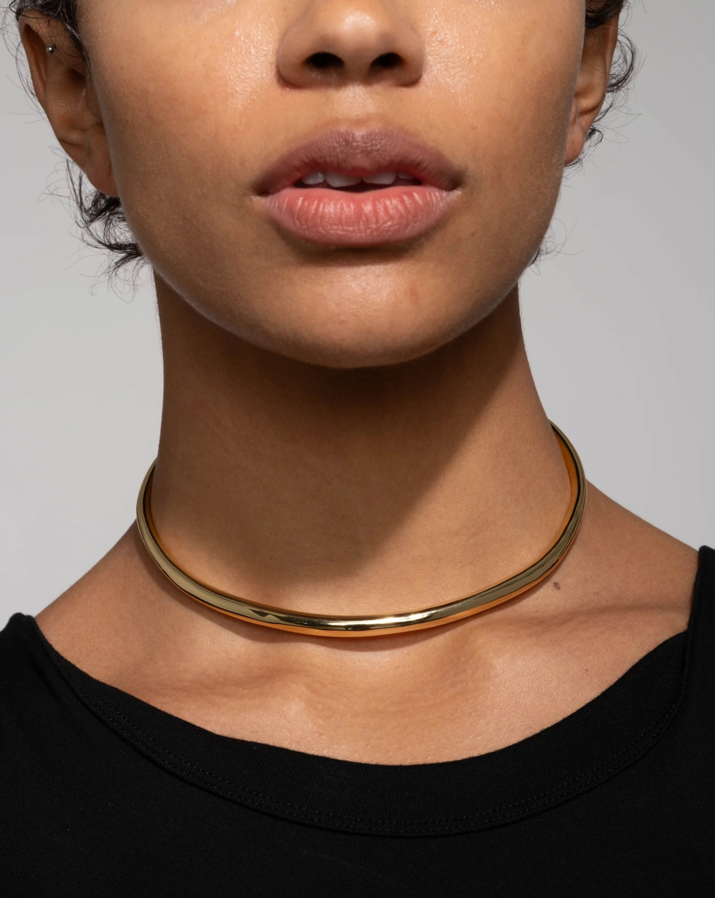 Thin Collar Necklace - Gold | ALEXIS BITTAR | Alexis Bittar