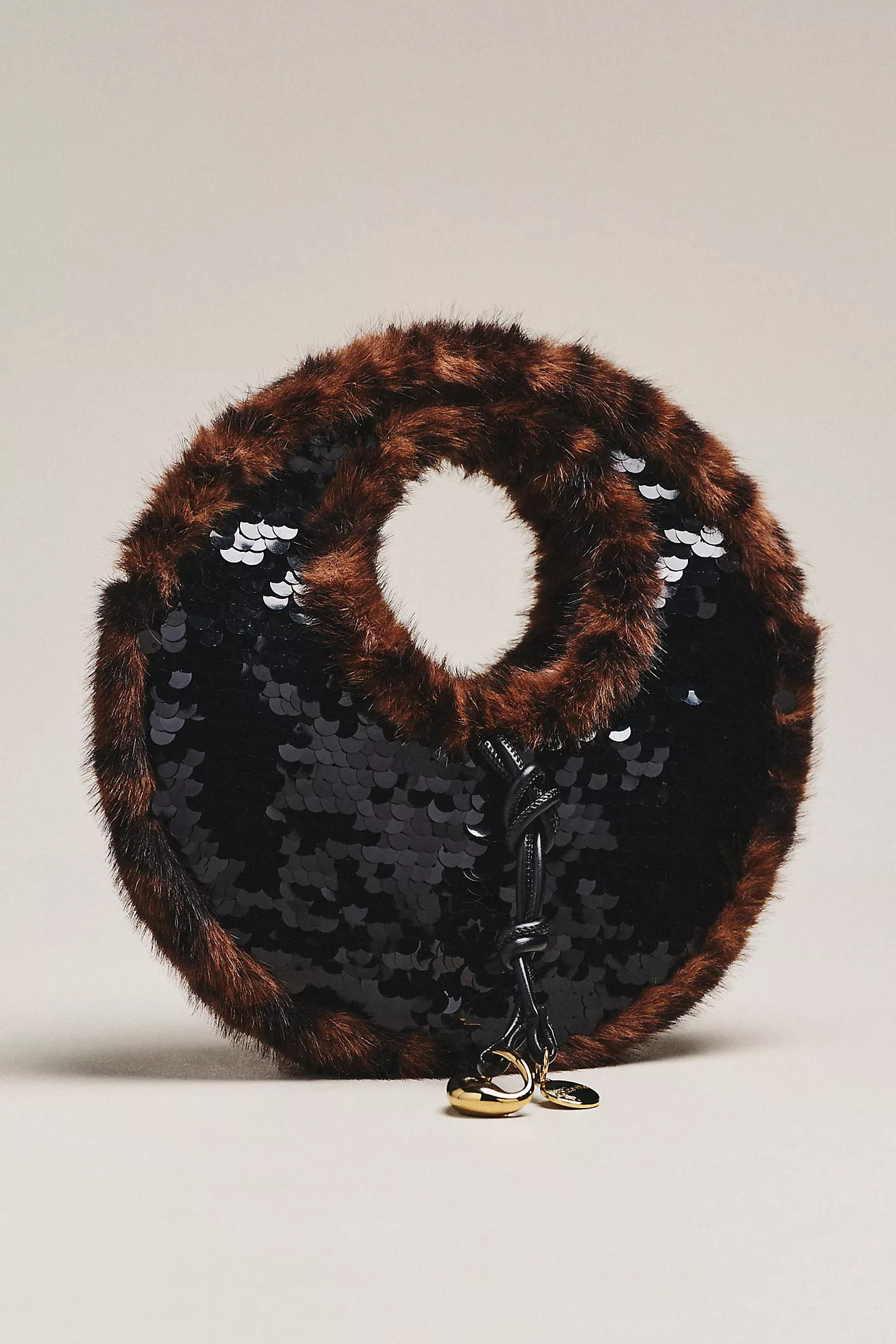 Dolce Vita Felipa Embellished Faux Fur Satchel | Anthropologie (US)