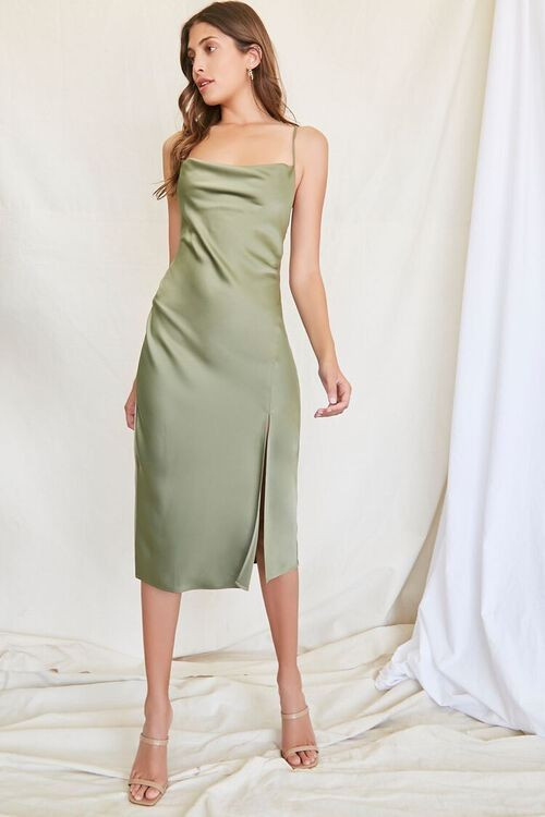 Satin Cowl Slip Dress | Forever 21 (US)