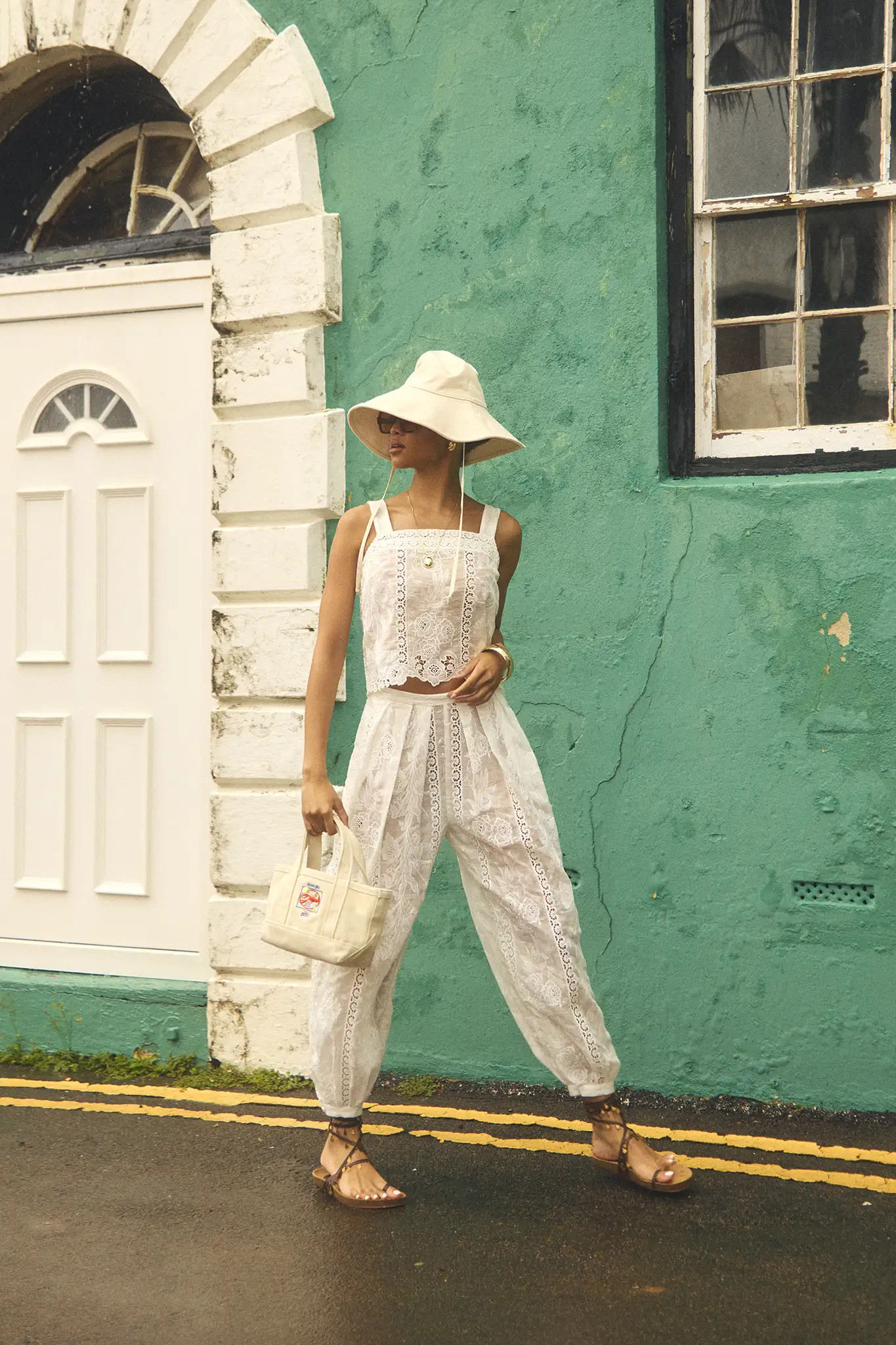 Calloway Pant | Lace Flowy Pants | Hunter Bell | Hunter Bell