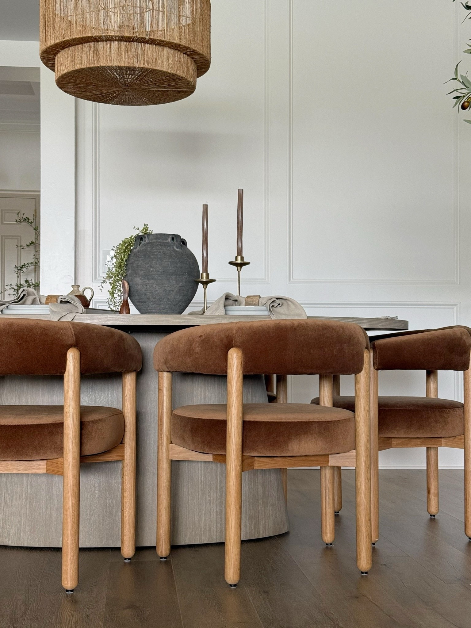 Our dining room just got a major upgrade with these gorgeous Rio Dining chairs from @denvermodern Not only are they beautiful, but also functional. These chairs offer a solid wood frame and a liquid-resistant velvet fabric. Perfect for those accidental spills #Ad




#diningroom #diningchairs #accentchairs #organicmodern #homedecor #dininginspo #mydenvermodern

#LTKHome