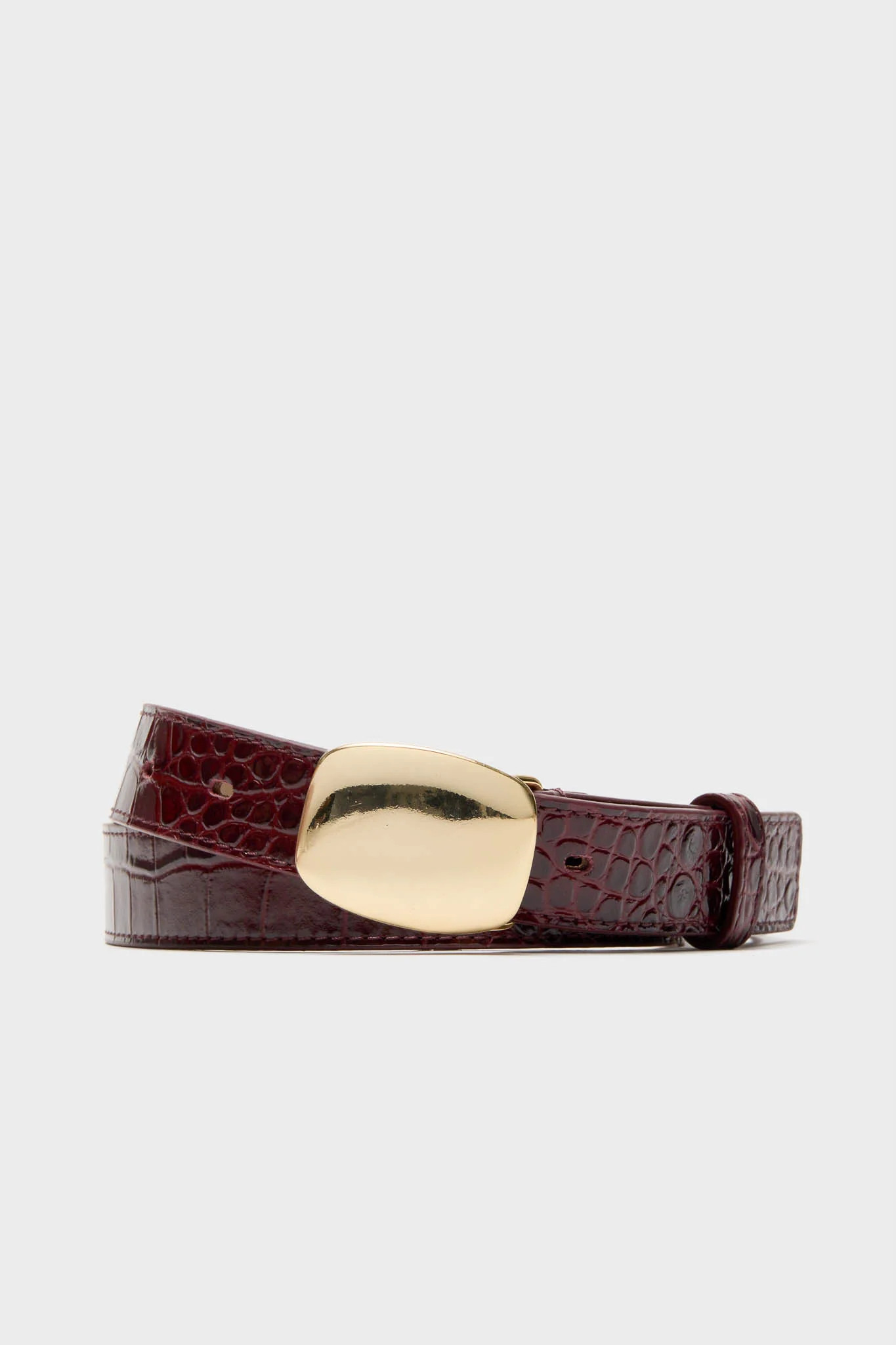 Merlot Jacob Croco Belt | Tuckernuck (US)