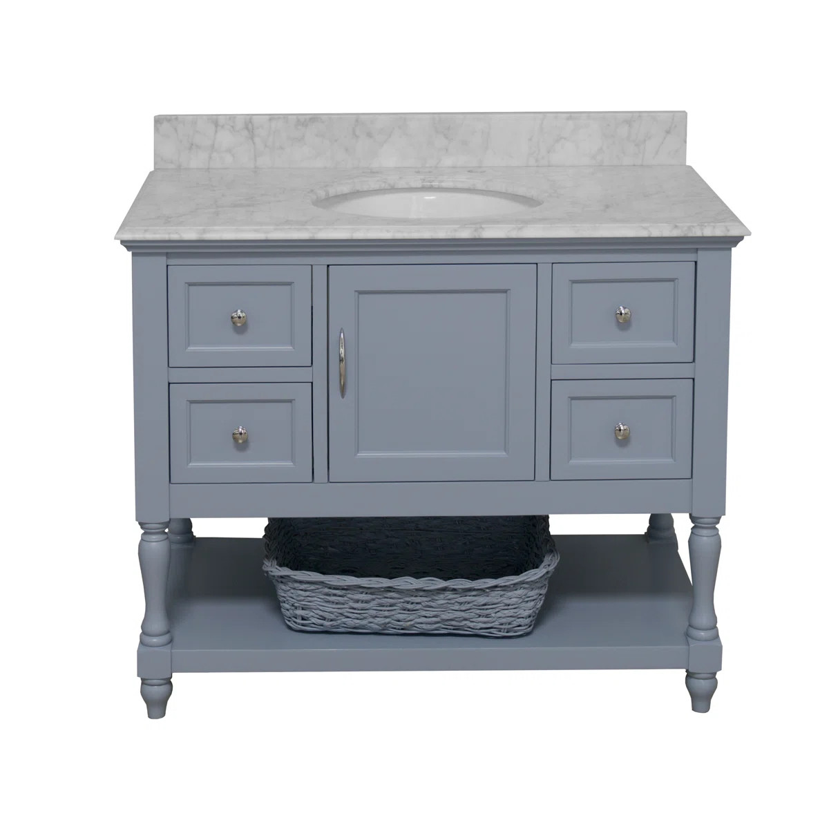 Hampton 42'' Single Bathroom Vanity with Top | Wayfair North America