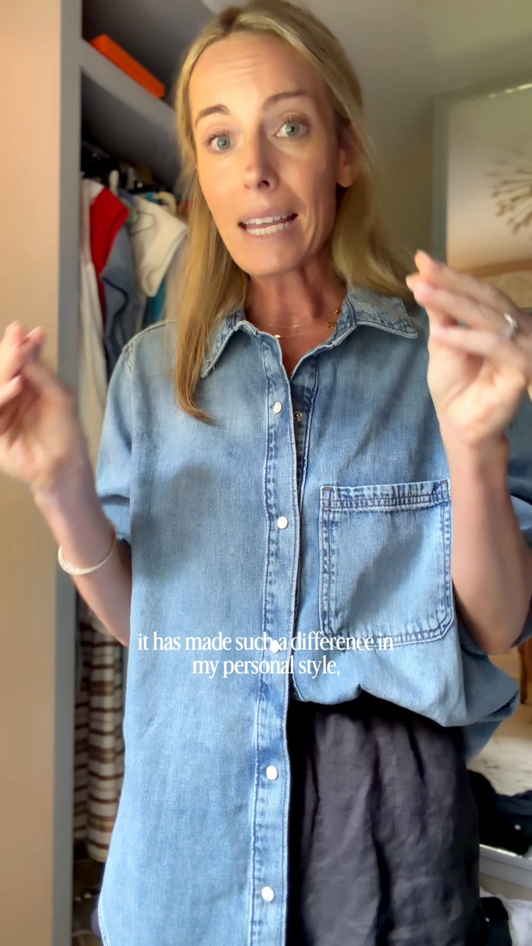 Sizing up is a total game changer!!
Especially tops / sweaters / outerwear!! 
I wear a M or L in most tops currently and I am a true to size XS/S! And my tops have never looked better IMO!

Size L in this target fave top 🩵