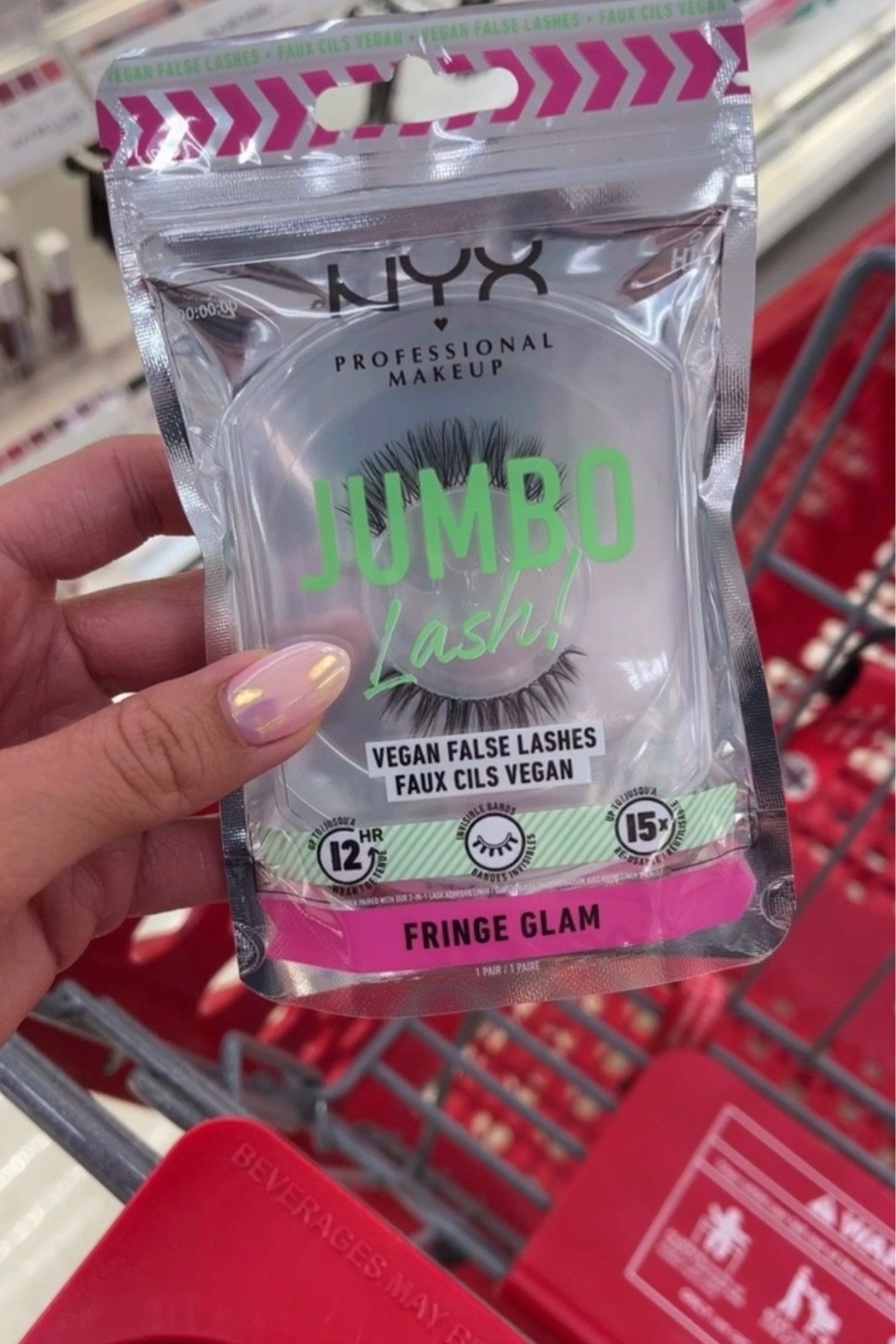 Nyx fringe glam lashes 

#LTKbeauty