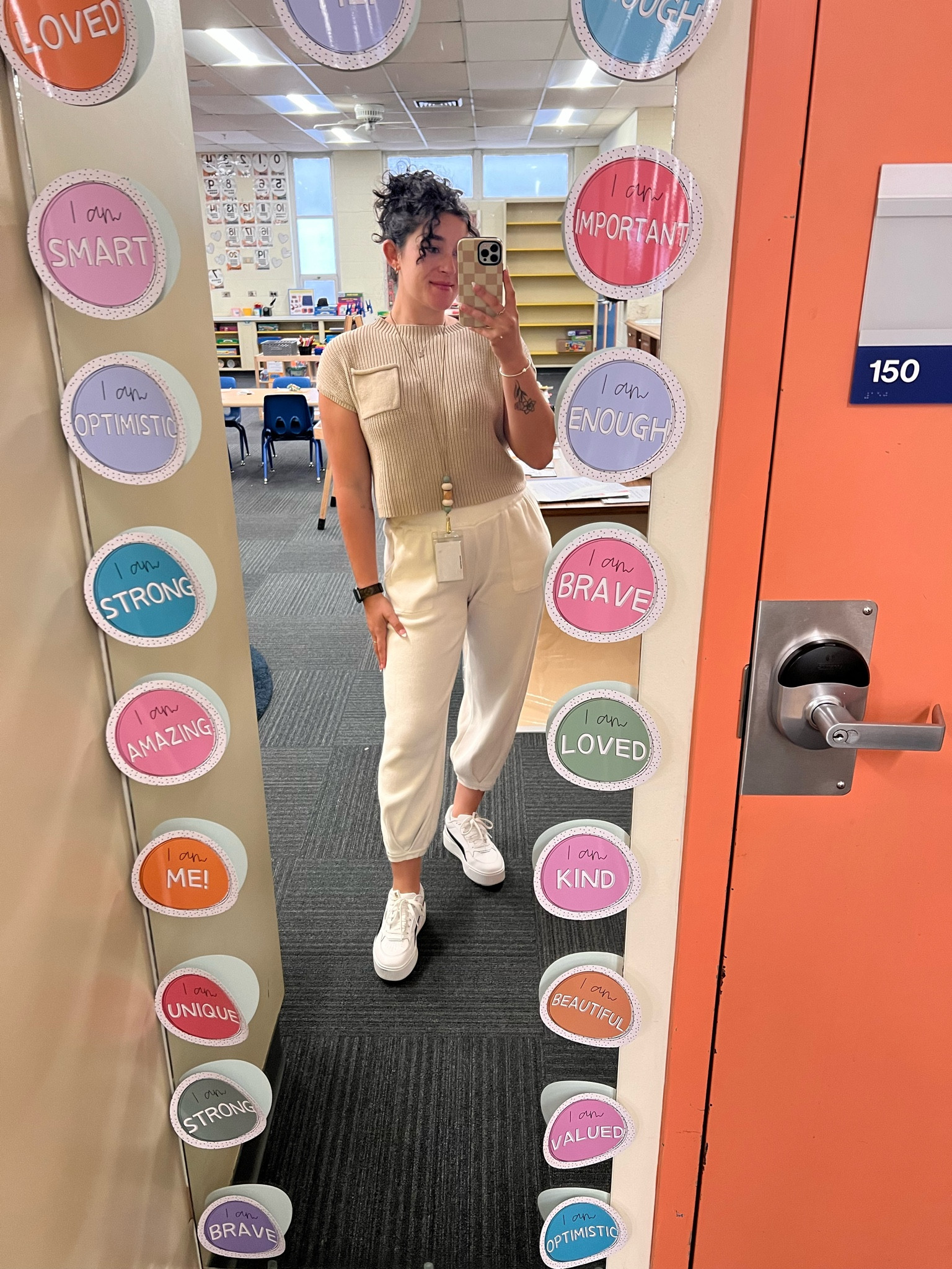 Loving my daily selfie station at work 🤪 

#LTKSeasonal #LTKFindsUnder50 #LTKWorkwear