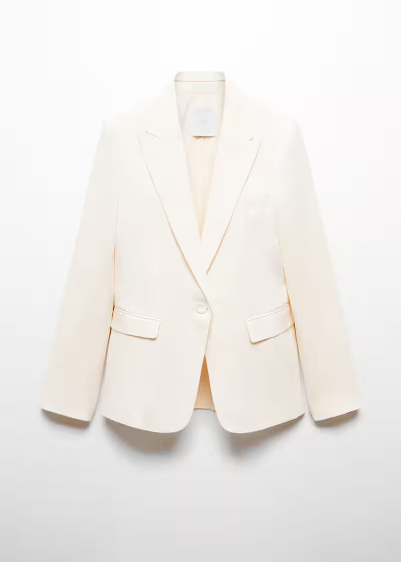 Blazer suit 100% linen -  Women | Mango United Kingdom | MANGO (UK)