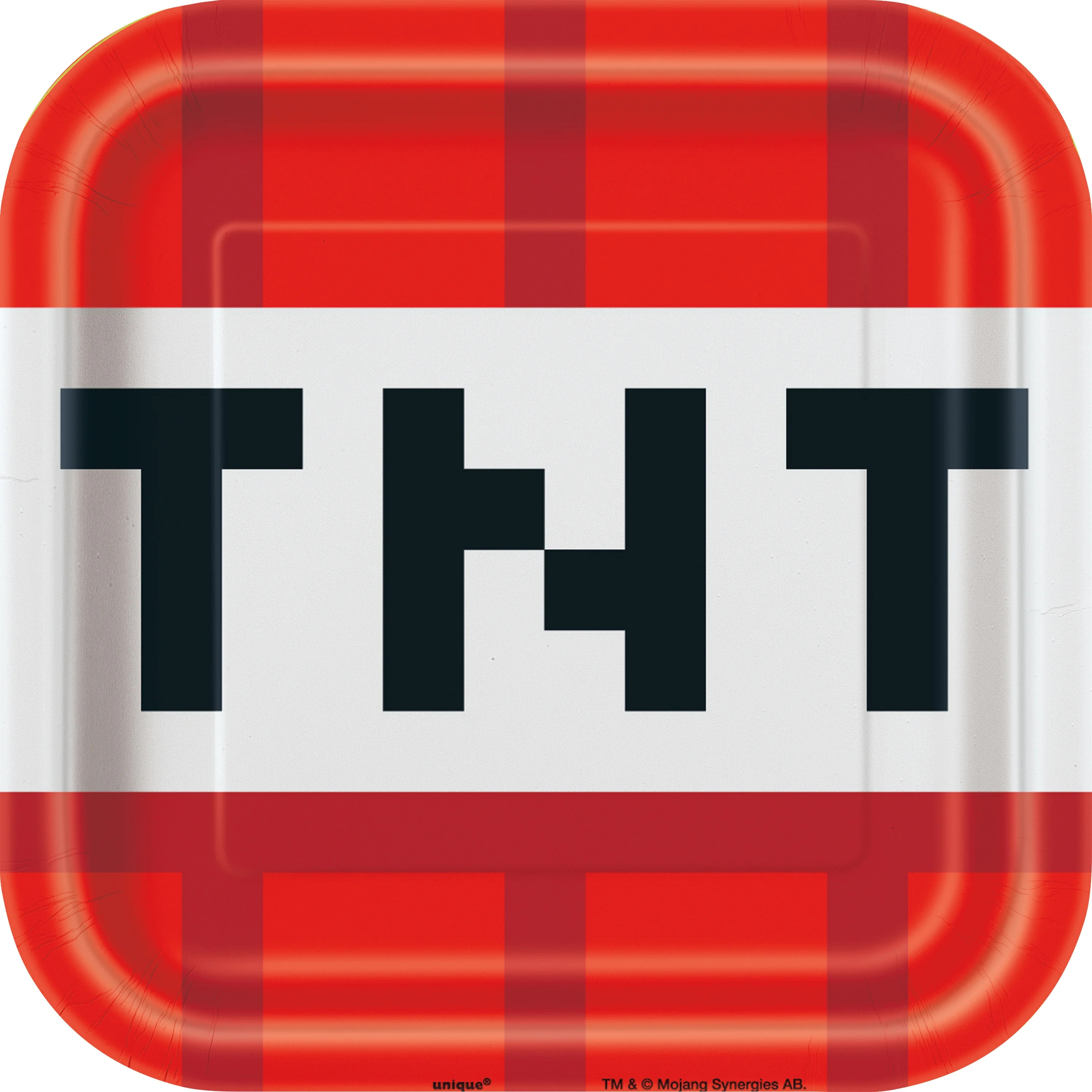 Minecraft Square 7" Dessert Plates, 8ct | Walmart (US)