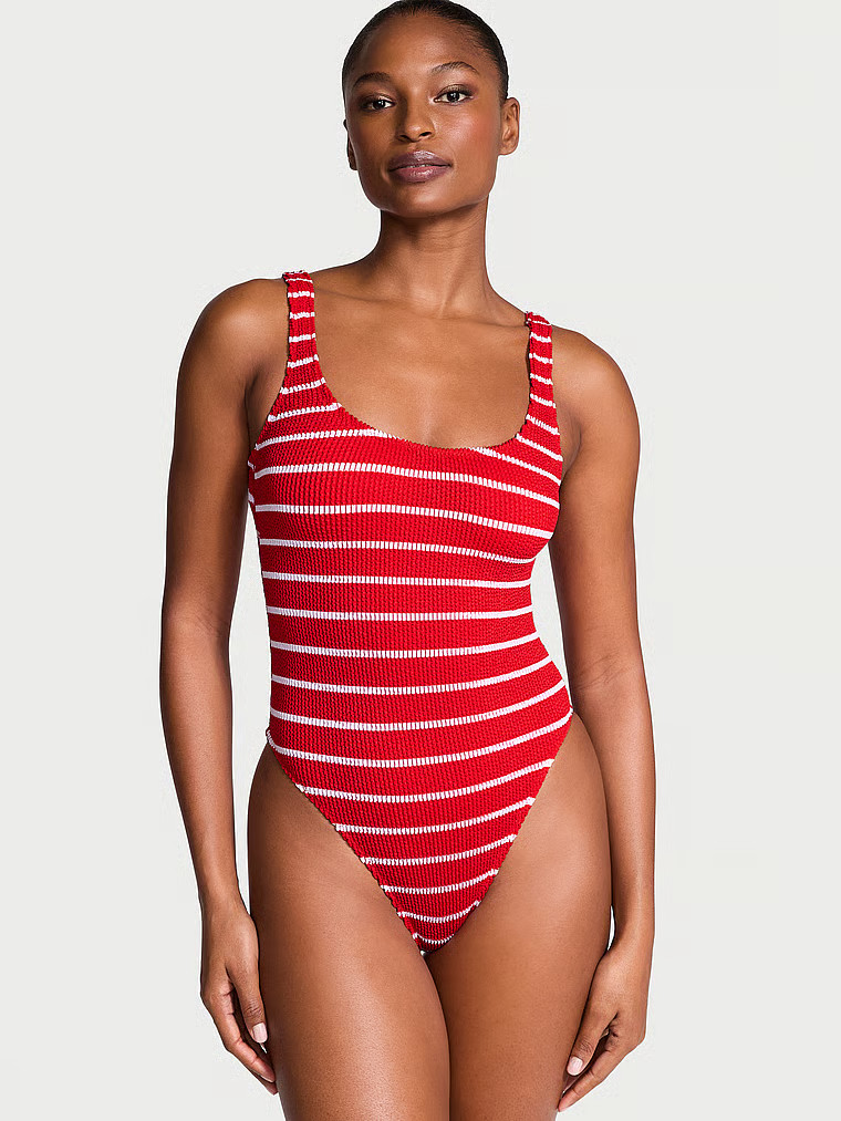 Crinkle Scoop One-Piece Swimsuit | Victoria's Secret (US / CA )
