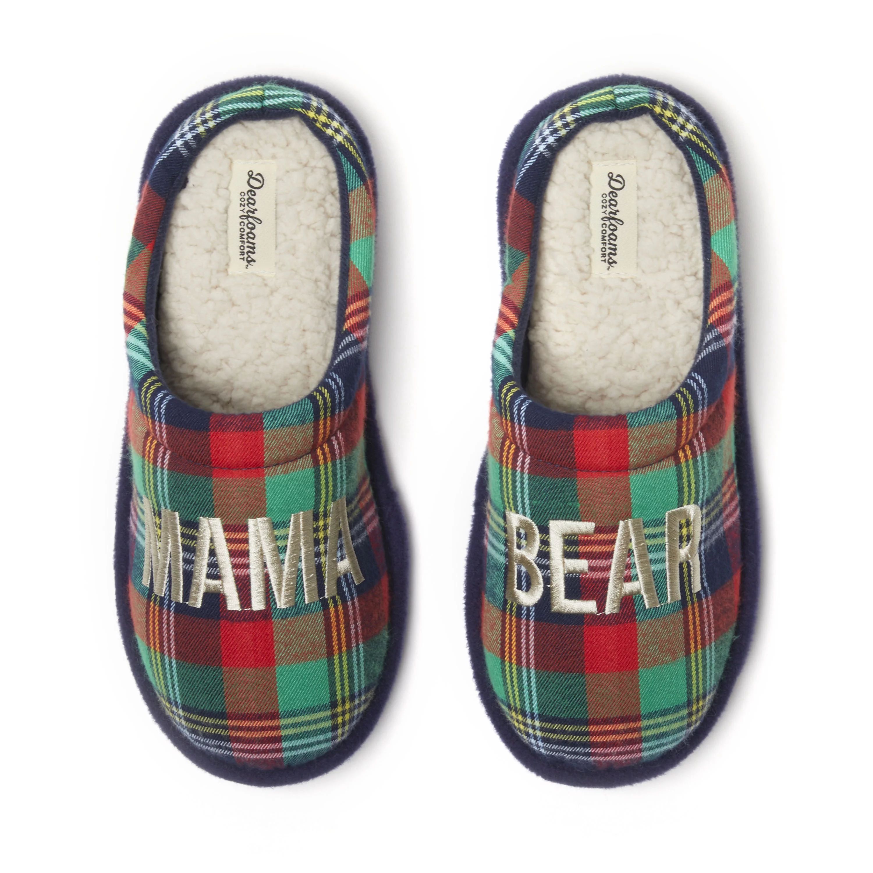 Dearfoams Family Bear Matching Comfort Slippers, Sizes Baby to Adult | Walmart (US)