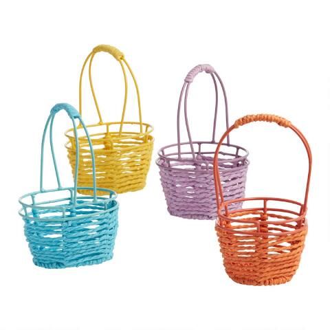Mini Woven Rope Baskets Set Of 4 | World Market