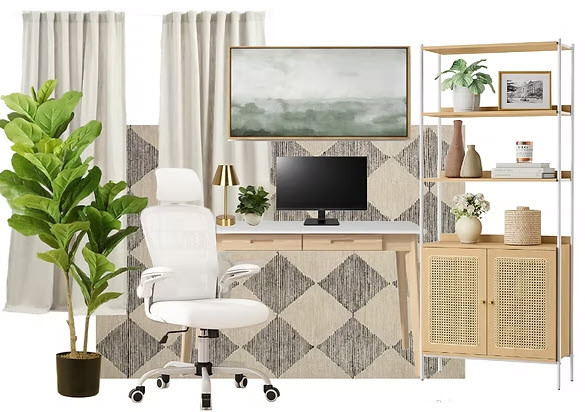 A perfect WFH Dream space that lets you work a day while feeling inspired and calm 

 #LTKcanada #LTKcasa