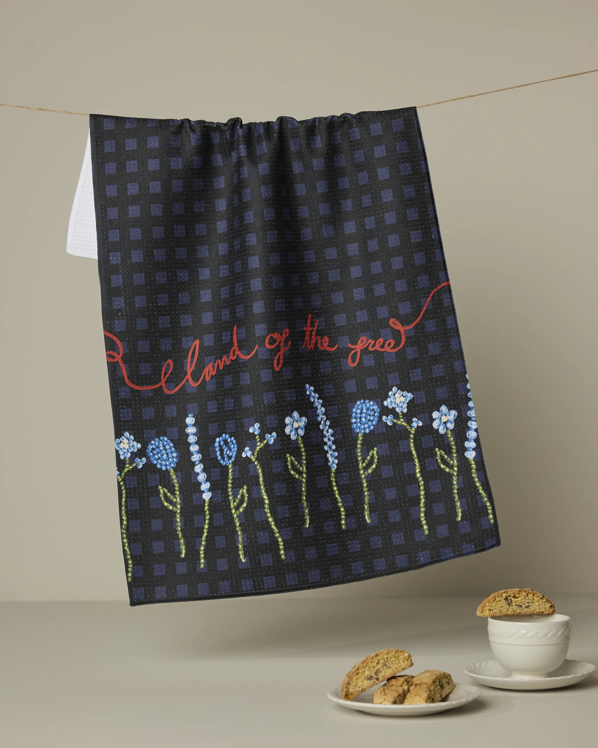 Land of Free Tea Towel | Geometry | Geometry