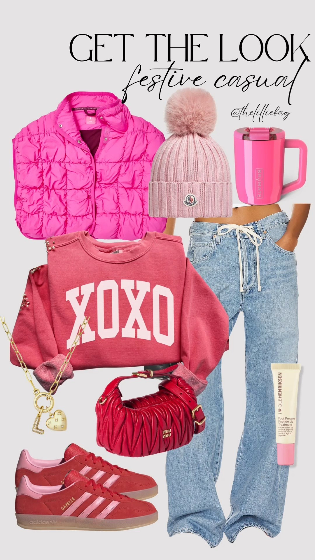 Valentine’s Day casual💋🌸💞 

Valentine’s Day. Jeans. Winter denim. Sneakers. 

#LTKmomlife #LTKootd #LTKSeasonal