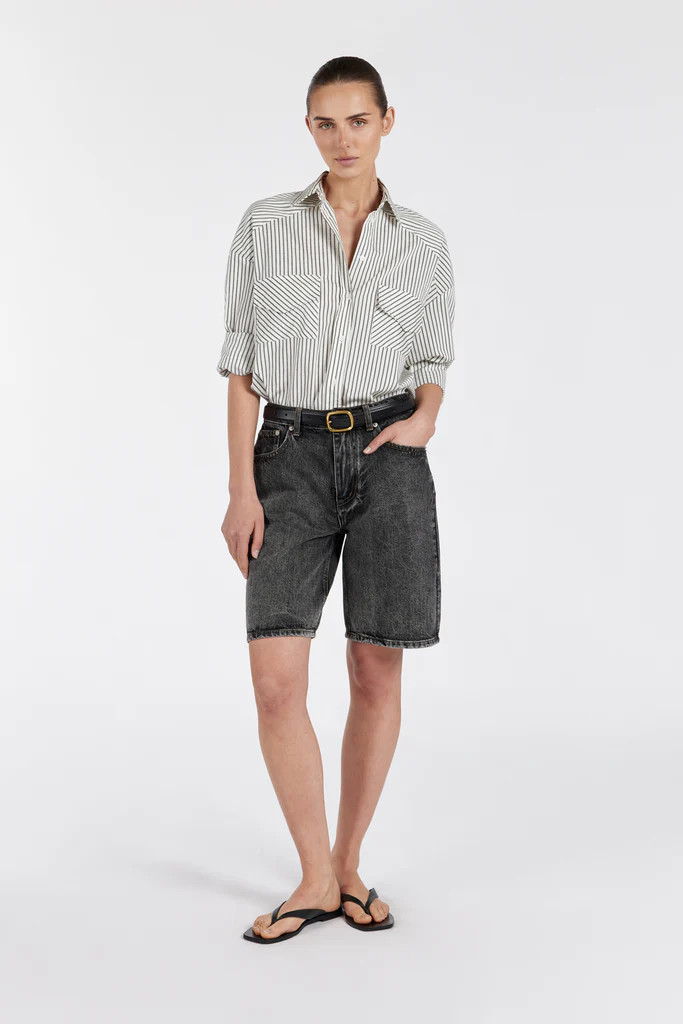 STOCKHOLM STRIPE SILK BLEND SHIRT | DISSH