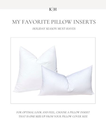 My favorite pillow inserts! If you’re looking for new inserts for the new year these are affordable and excellent quality! 

#pillowinserts #amazon #pillowflex #ltkrefresh #pillowcover

#LTKhome #LTKstyletip #LTKunder50