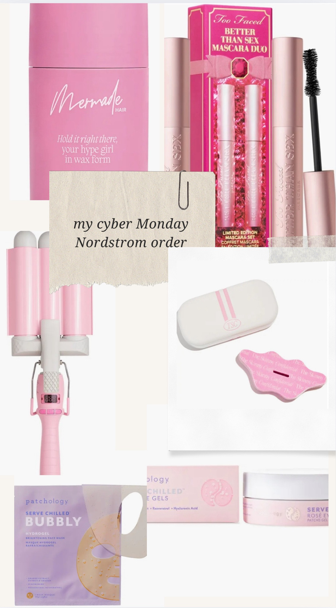 My cyber Monday order from Nordstrom. Everything is on sale! 

#LTKGiftGuide #LTKBeauty #LTKHoliday