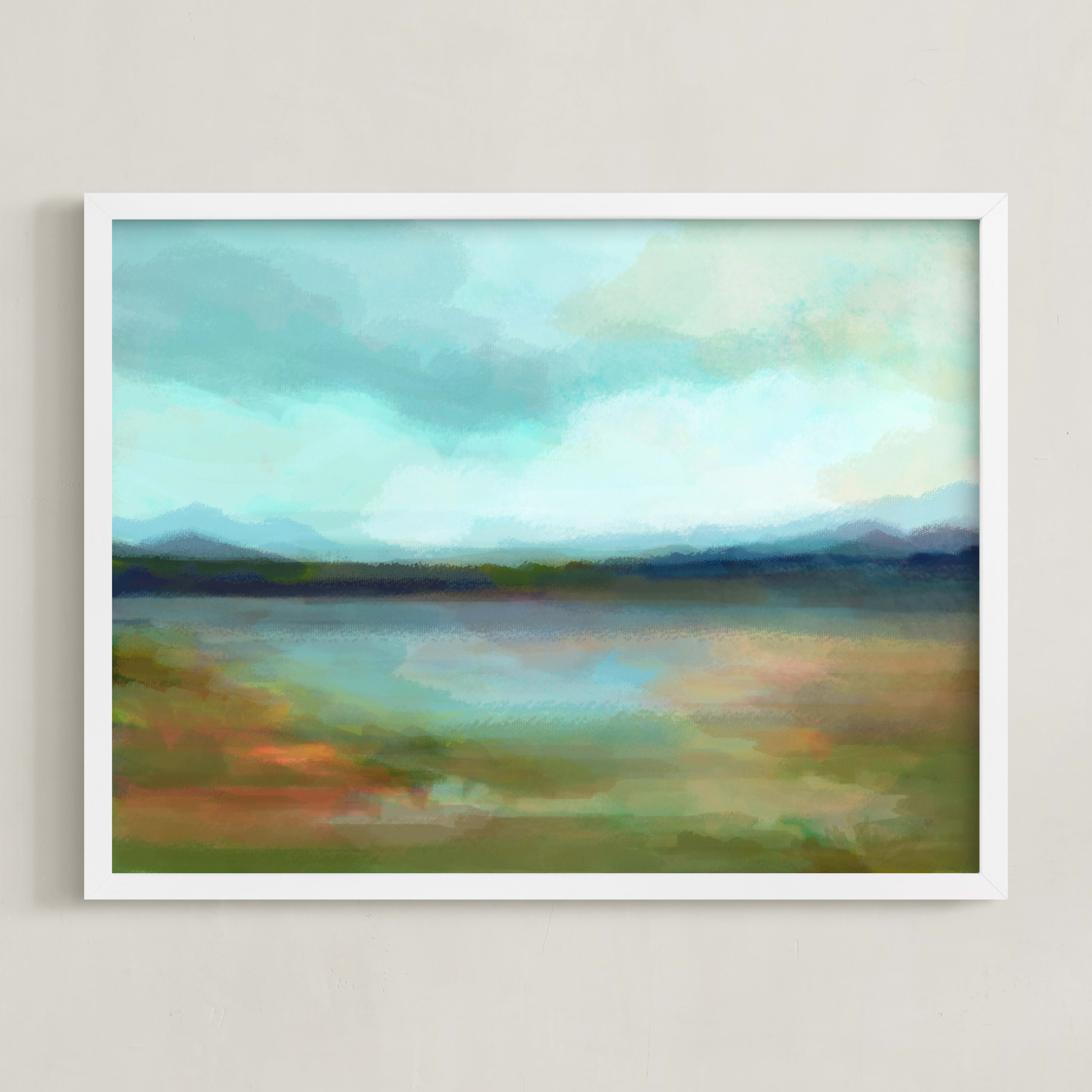 "Days of Blue" - Painting Limited Edition Art Print by AlisonJerry. | Minted