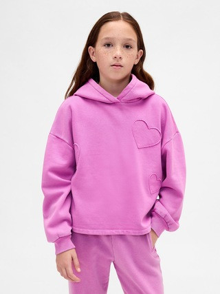 Kids VintageSoft Relaxed Patch Hoodie | Gap (CA)