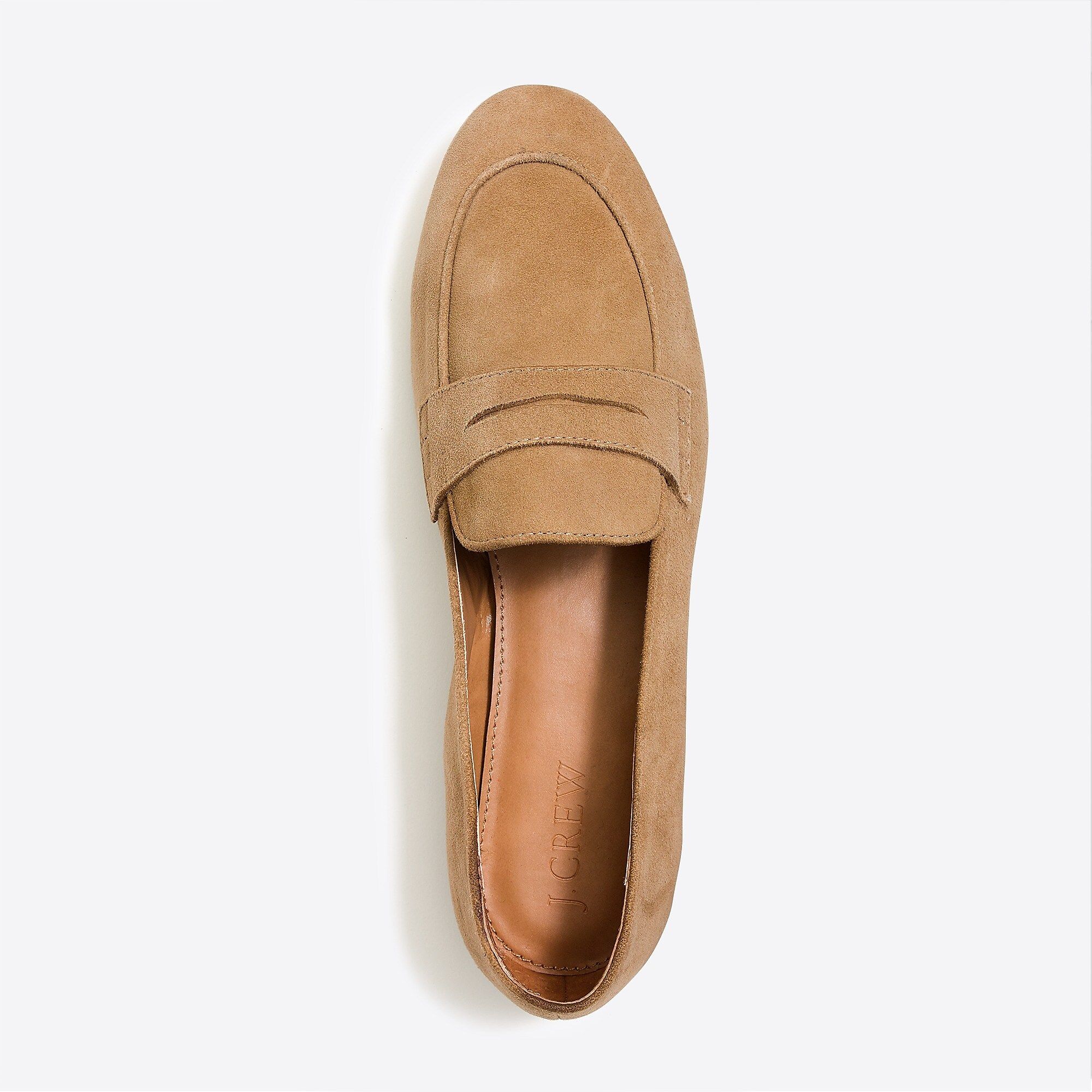Suede penny loafers | J.Crew Factory
