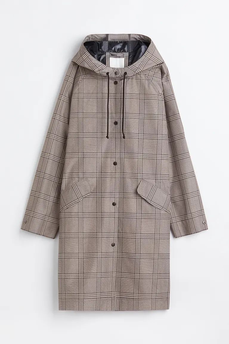 Hooded rain coat | H&M (UK, MY, IN, SG, PH, TW, HK)