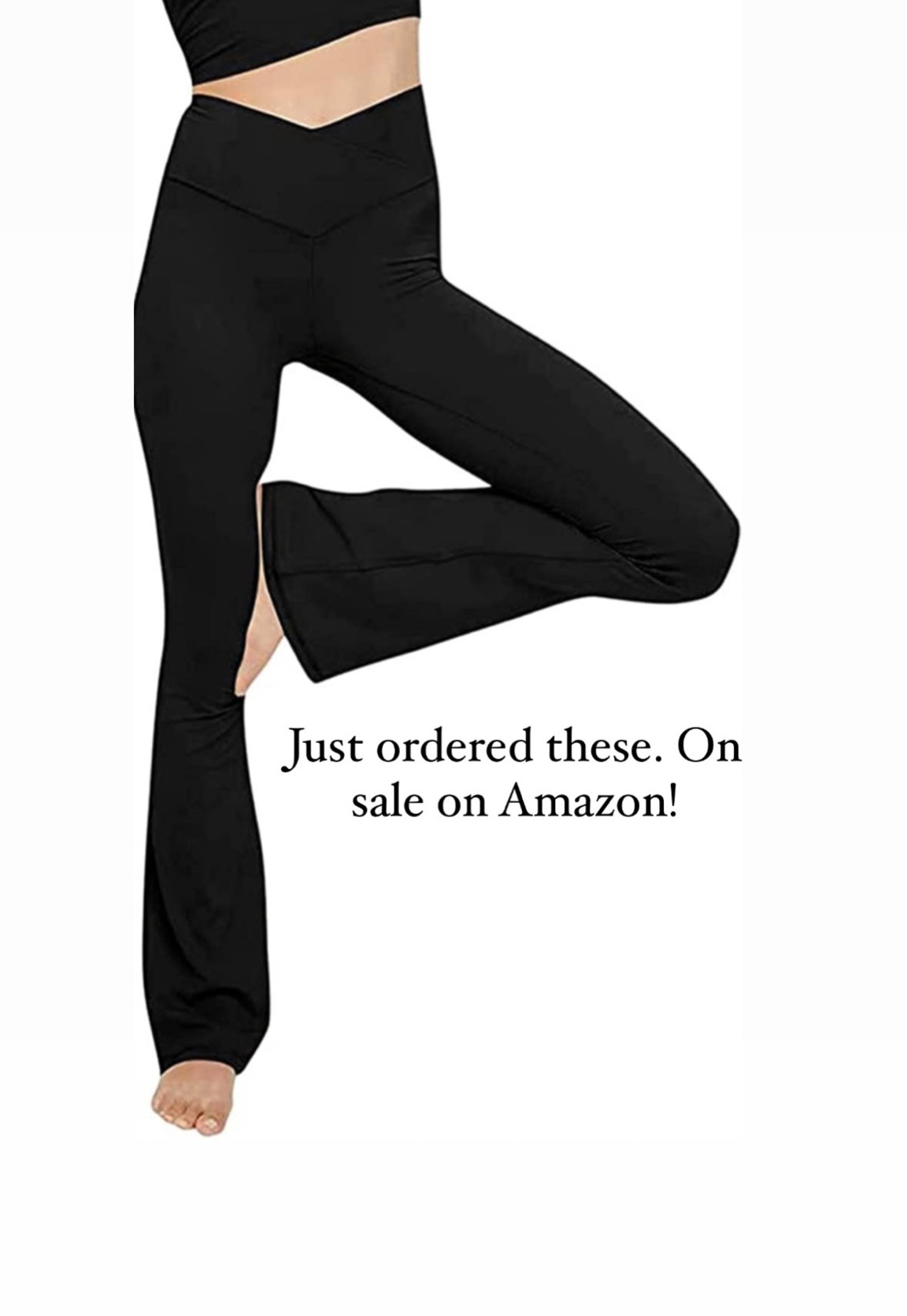 Just ordered these “flared leggings” on Amazon. They are on sale and I couldn’t resist!

#LTKsalealert #LTKfit #LTKstyletip
