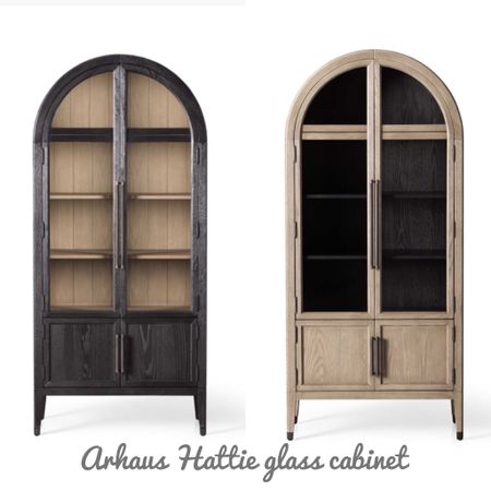 Arhaus Hattie arched glass cabinet sale. Living room decor  

#LTKsalealert #LTKhome