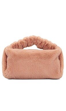 Alexander Wang Faux Fur Scrunchie Small Bag in Sandstone from Revolve.com | Revolve Clothing (Global)