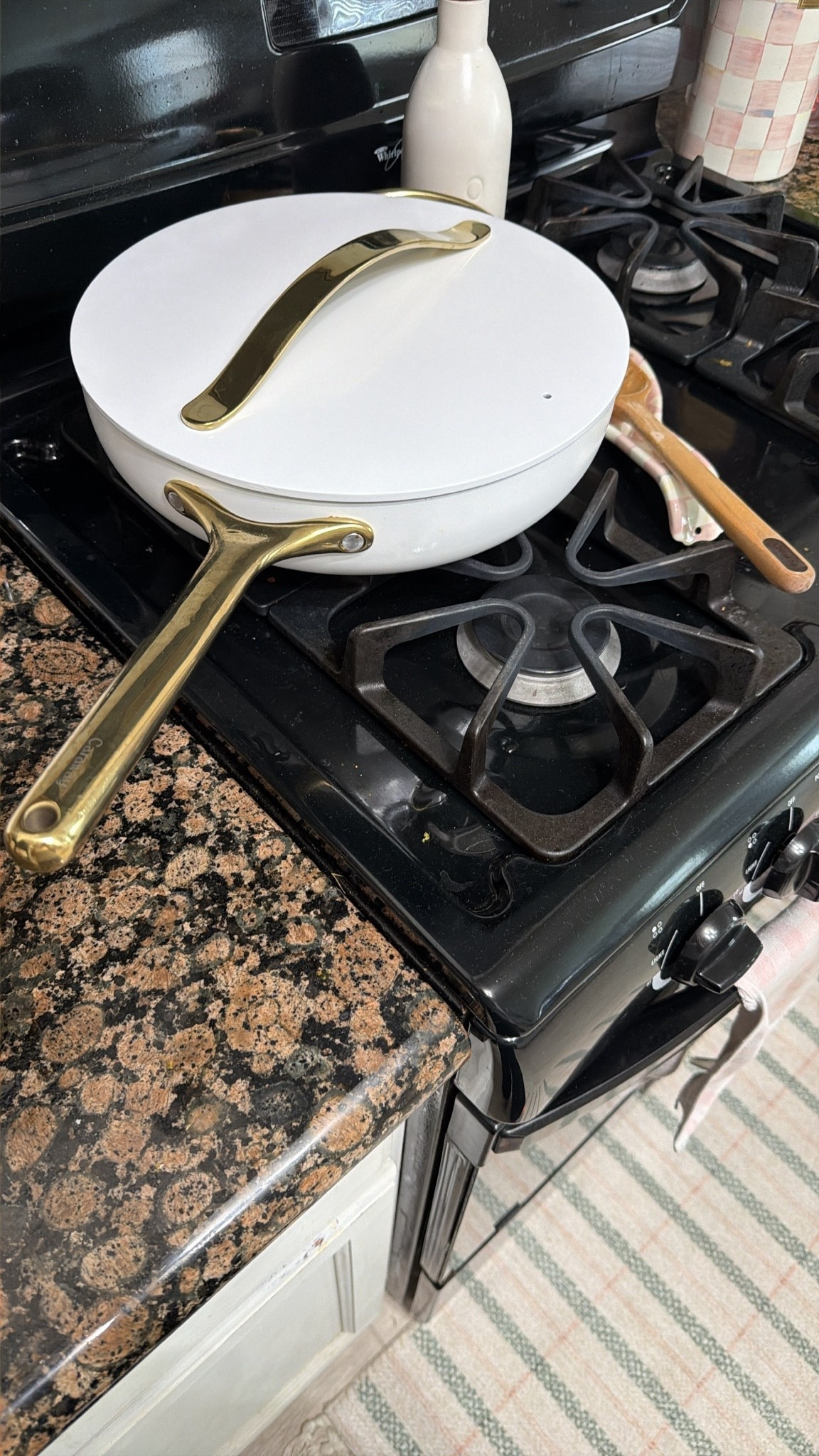 Caraway pan and utensils!