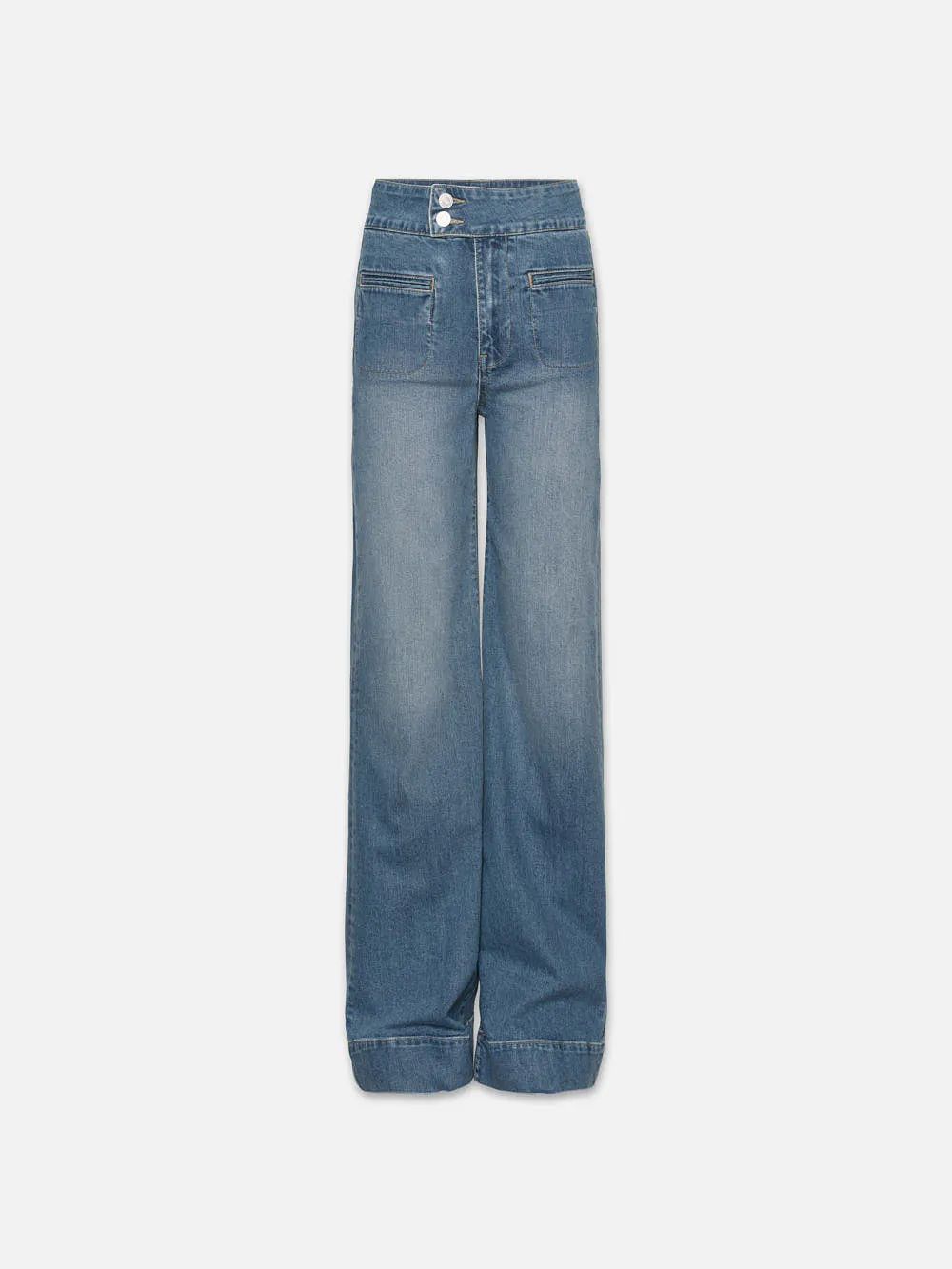 Le Hardy Wide Leg  in  Deepwater | Frame Denim