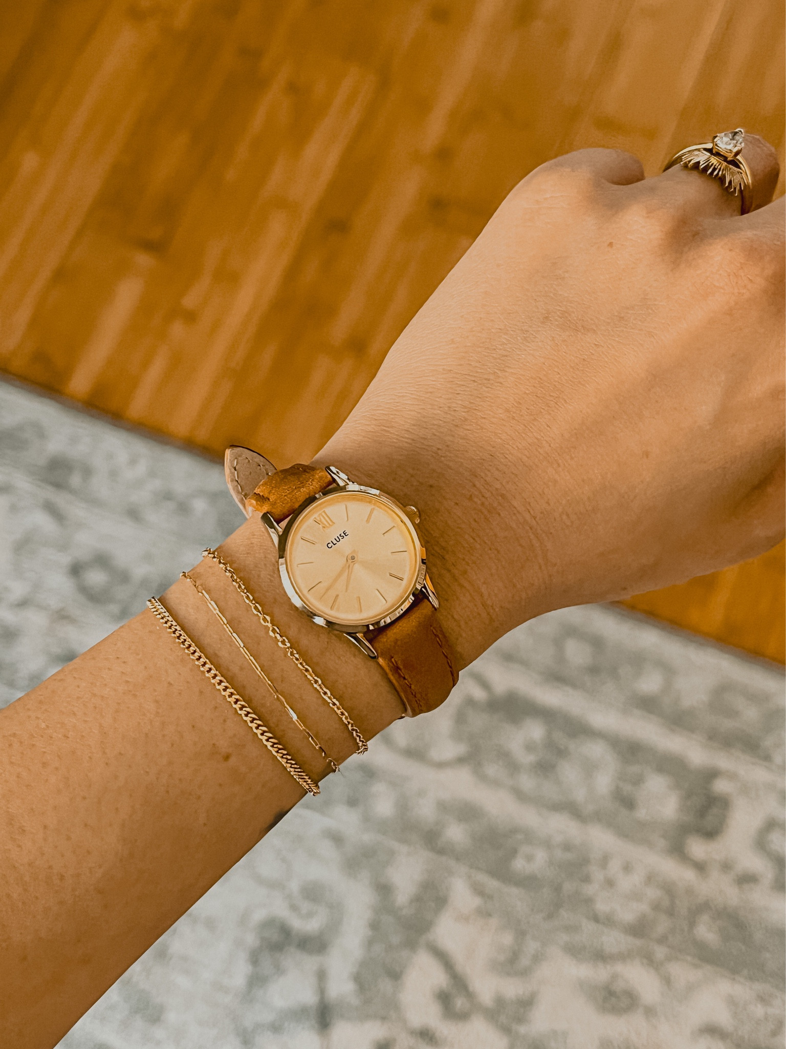 Today’s wrist stack. Watch from Cluse  