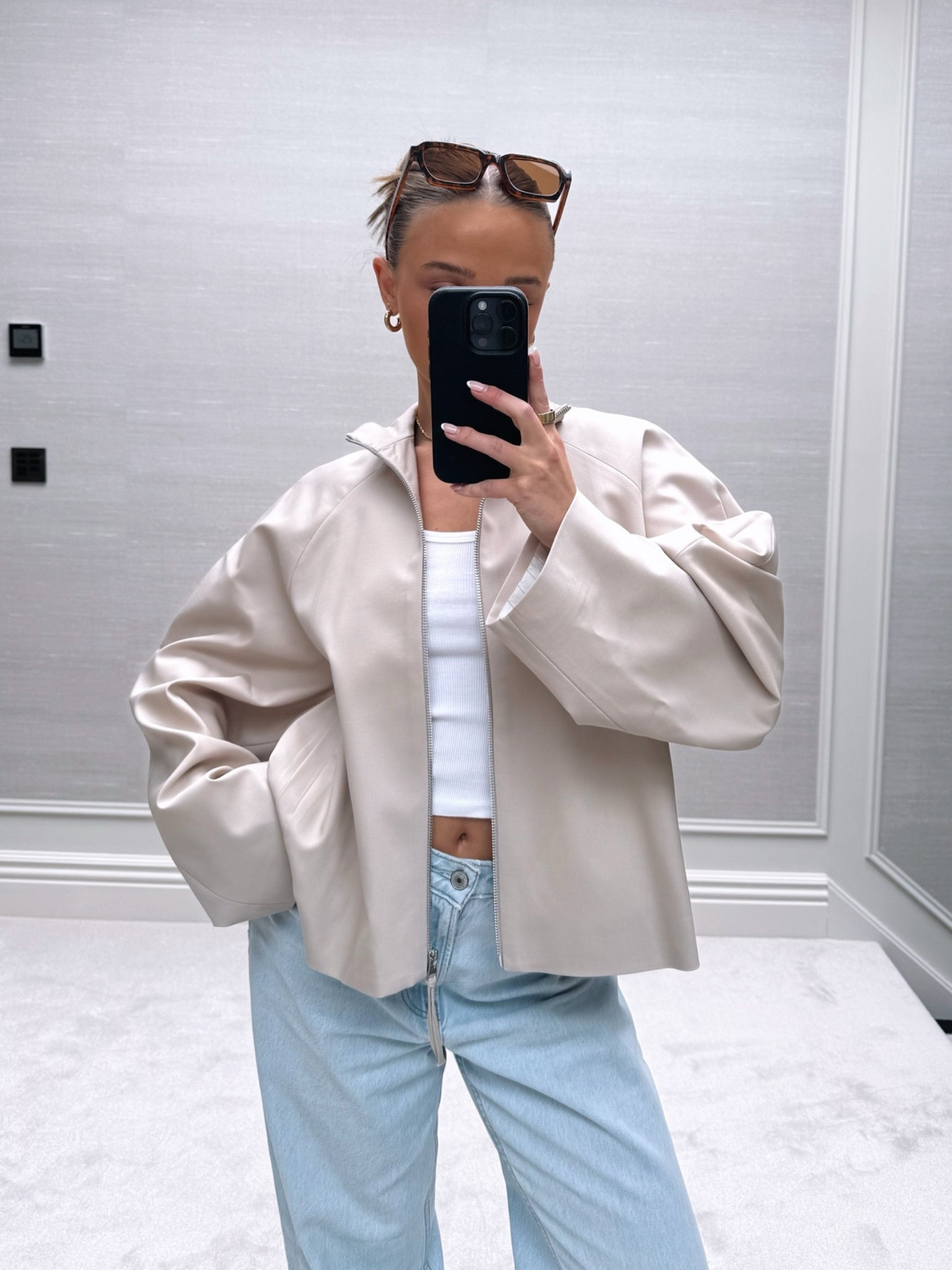 current spring jacket faves🦋🌸

Pinterest style outfit inspo ideas bomber jacket zip up work spring summer TikTok casual easy basic neutral ootd wishlist petite Zara beige cream zip up funnel neck

#LTKspring #LTKuk #LTKsummer