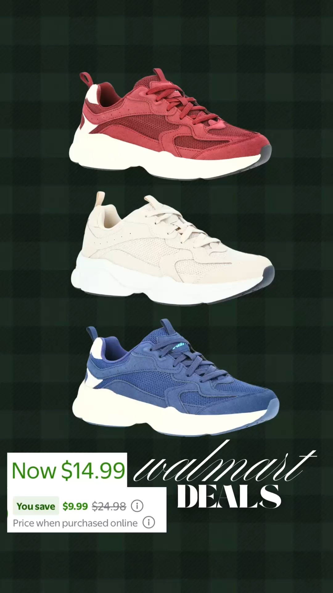 Amazing deal on these sneakers! 

Walmart finds, Walmart deals, Walmart fashion, Walmart style, lifestyle sneaker, gym shoes, running shoes, workout shoes, athletic wear, active wear, athleisure, fall shoes, fall outfits 

#LTKFindsUnder50 #LTKShoeCrush #LTKSaleAlert