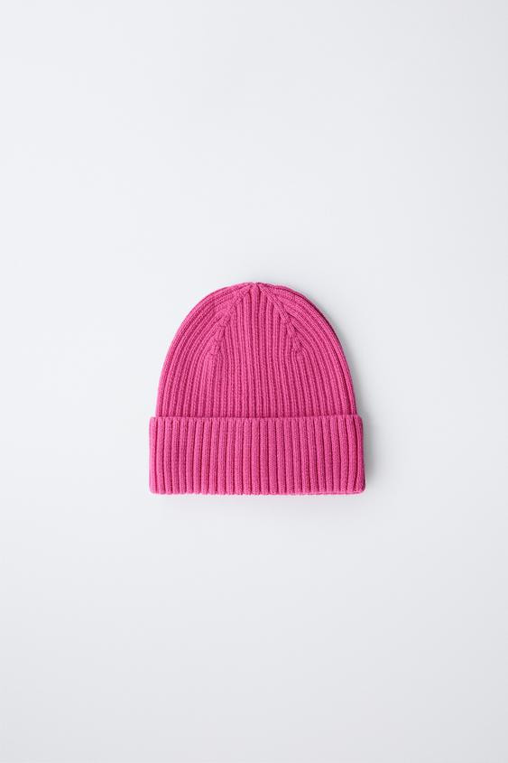 PLAIN KNIT HAT | Zara US