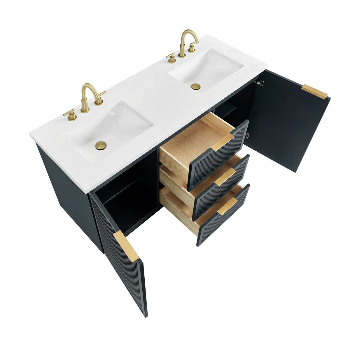 Aderyn 60" Double Vanity | Wayfair North America