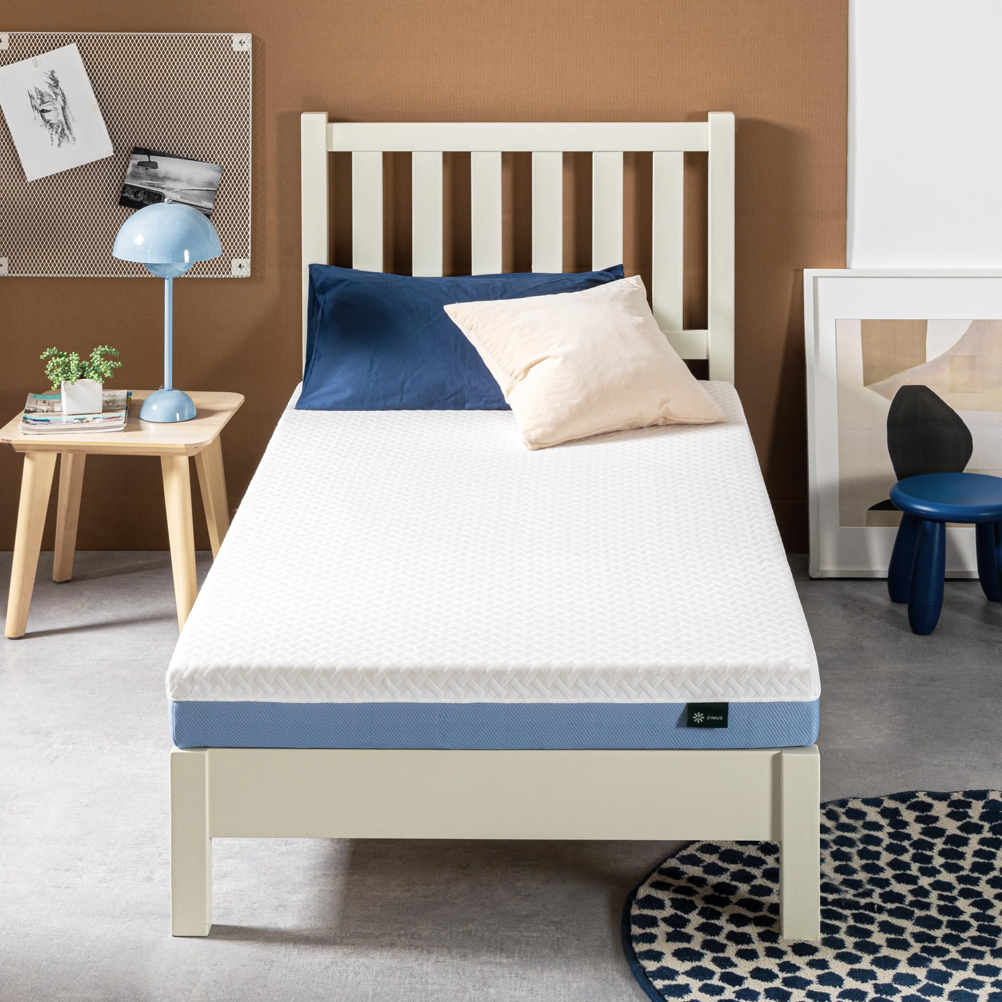 ZINUS 5 Inch Cooling Essential Memory Foam Mattress [New Version], Twin, Fiberglass Free, Medium ... | Amazon (US)