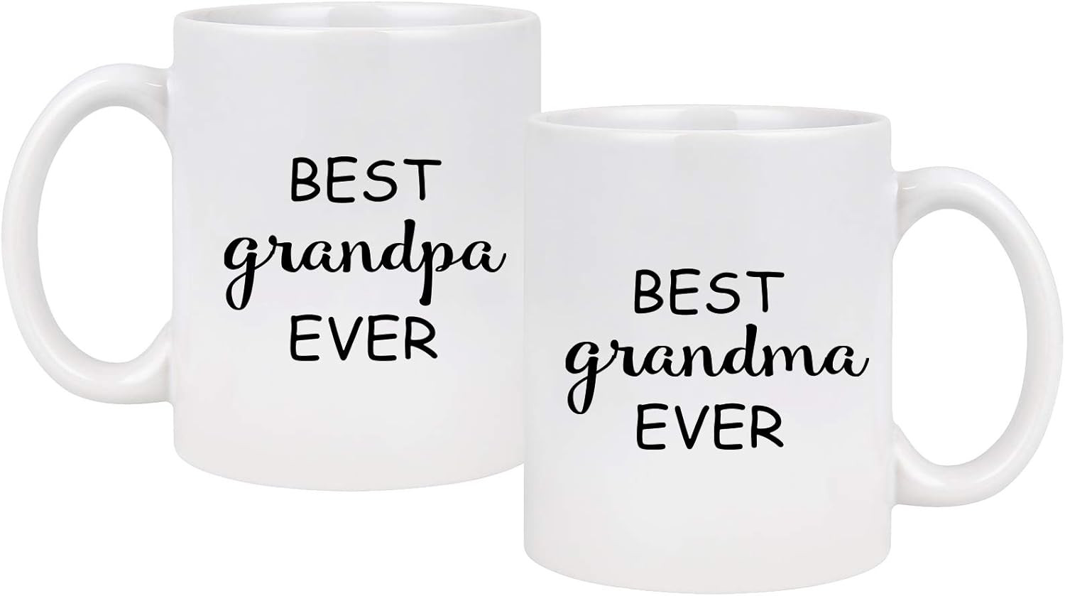 Best Grandma and Grandpa Ever Coffee Mugs Grandparents Mug Set from Grandkids Grandchildren Anniv... | Amazon (US)