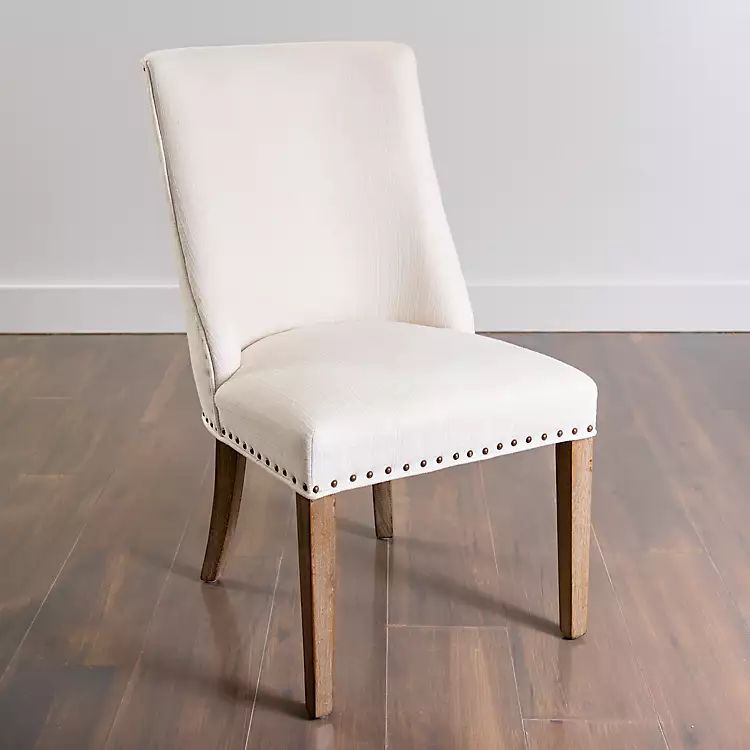 Julia Cream Upholstered Dining Chair | Kirkland's Home