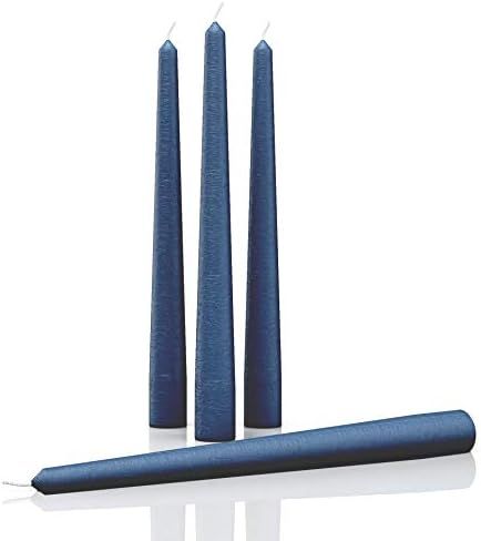 Amazon.com: CANDWAX 10 inch Taper Candles Set of 4 - Dripless Taper Candles and Unscented Candles... | Amazon (US)