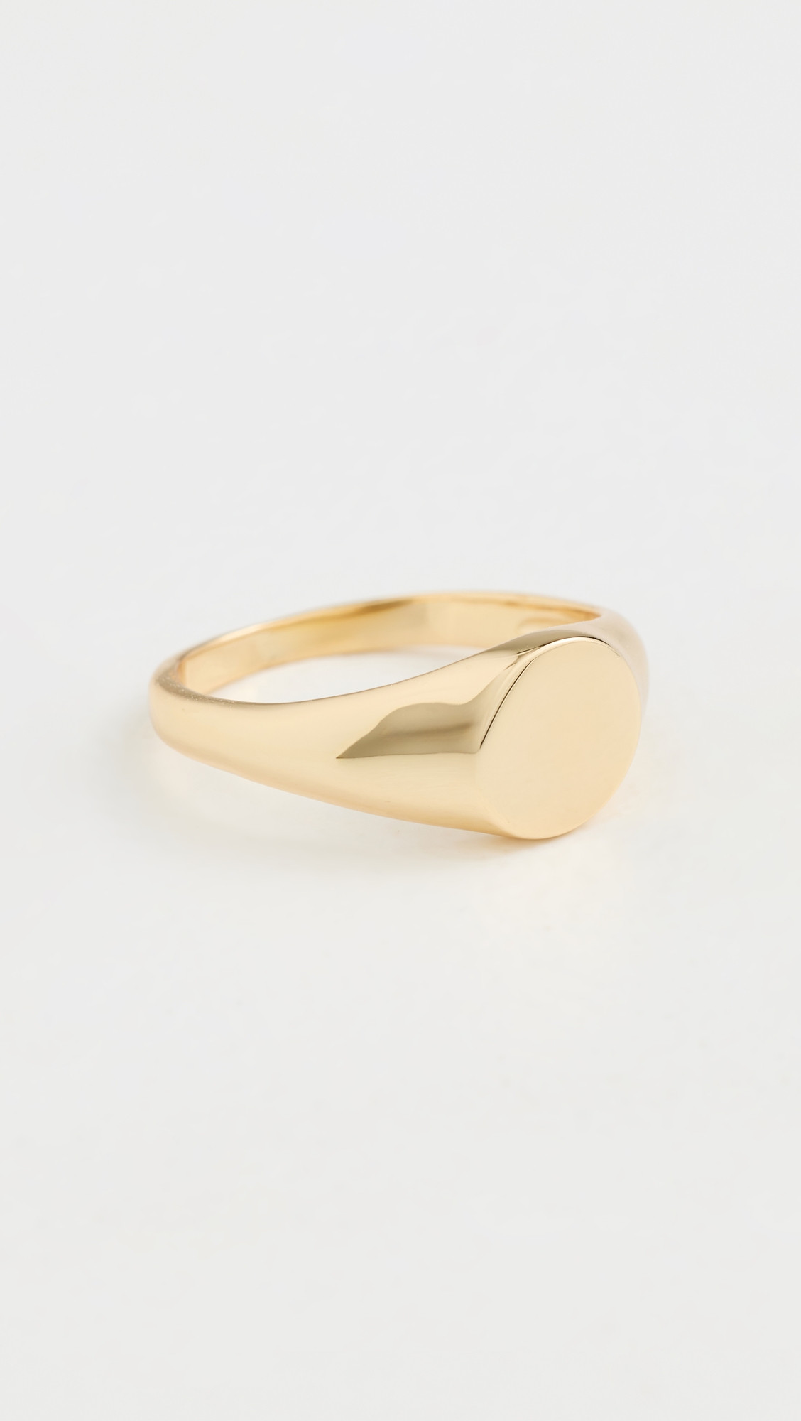 SHASHI Signet Ring Gold 6 | Shopbop