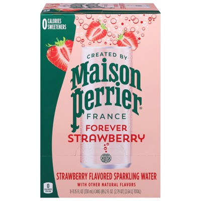 Maison Perrier - Sparkling Water Strawberry - Case of 3-8/11.15Z | Target