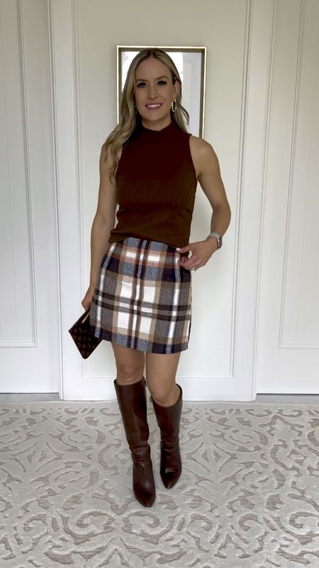 Fall outfit for Thanksgiving! 🦃🍂

This skirt is one of my favorite purchases this year. I’ve styled it multiple times (see previous posts!) and it can pair with multiple colors for tops or boots. 

Add a jean jacket, a blazer, a cardigan, or a jacket.  Or wear it with a sweater. 🤎

#everypiecefits

#LTKfindsunder50 #LTKVideo #LTKSeasonal