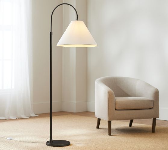 Sinclair Metal Arc Floor Lamp | Pottery Barn (US)